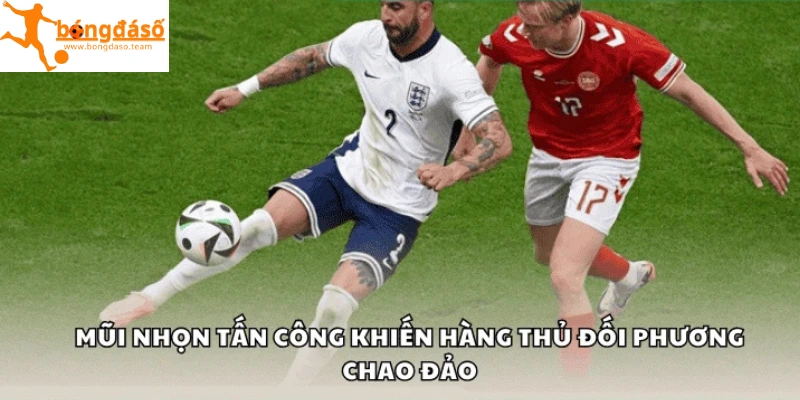 Mũi nhọn tấn công khiến hàng thủ đối phương chao đảo